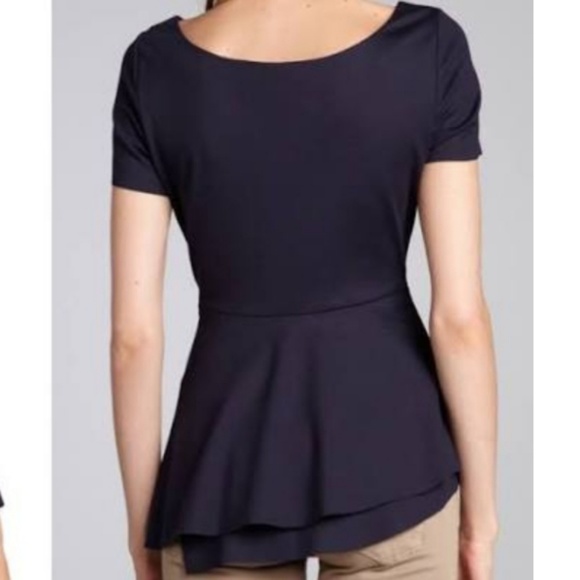 Elie Tahari Peplum Top - Picture 3 of 5